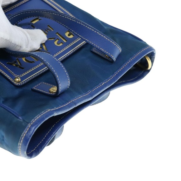 💎✨BEAUTIFUL✨💎 PRADA Hand Bag Nylon 2way Blue - Picture 7 of 16